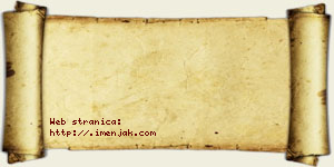 Elena Šerbedžija vizit kartica